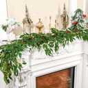Yunlly 36 Pack Artificial Willow Leaves Garland 202 Ft Greenery Vines Decor