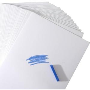Fuyoooo 24 Sheet Sanded Pastel Paper for Artists 9 x 12 Inch 500 Grit Sanded Paper for Art Dry Painting Oil Pastel (9 x 12 Inch,White)