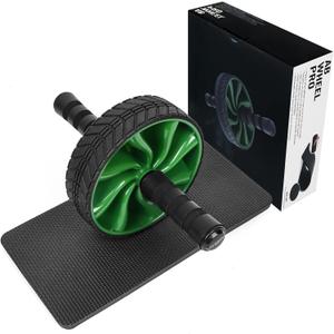 Ab Roller Wheel - AGREJO Ab Workout Equipment for Abdominal & Core Strength Training, Home Gym Fitness Equipment, Exercise Wheel for Men Women, Green