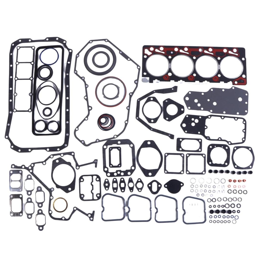 3.9L 4B 4BT 4BTA 12V Full Overhaul Gasket Kit 3802240 3802375 for Cummins B3.9 4B3.9 ISB3.9 QSB3.9 1989-1993 Case 480E 550E 580K 9010 9020 8820 Excavator
