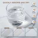 4PCS Water Absorbing Stone Tray for Sink, Fast Drying Stone Sink Tray, Water Absorbent Diatomite Trays, Diatomaceous Coaster, Stones Drying Trays for Bathroom Sinks and Kitchen Counter