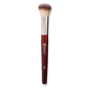 BK BEAUTY 106 ROUND FOUNDATION BRUSH – Dense Dome Shape for Liquid & Cream Foundation, Seamless StreakFree Application, MultiUse Face Makeup Tool
