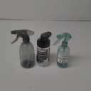 Spray Bottle 8 oz, 14 oz, Foaming Soap Station 10 oz. 3 Pack