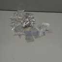 Quntis Star Christmas Window Lights, 76 LEDs 9 Stars Curtain Lights Battery Operated with Timer, 8 Mode Xmas Hanging Window Decorations Lights Indoor Backdrop for Bedroom Wall, Warm White