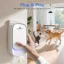 Cat Litter Deodorizer - Plug In Air Purifier for Litter Box, Pet Odor Eliminator for Strong Odors, Filterless Air Freshener for Pets, Kitchen, Bedroom, Small Room, Free & Quiet