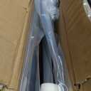 No Pawblems 55" Extra Tall Pet Gate for Cat/Dog, 29-40" Wide Auto Close Tall Dog Gate for Doorways/Hallways, 1.37" Ultra Narrow Spacing, NO Drilling Pressure Mounted, Black