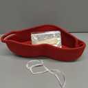 Woven Basket with Gift Bags and Ribbons, 14"X 10" X 6" Gift Storage Organizer Bin Shelf Shelves Cotton Rope Basket for Nursery, Pet Toys (Red)