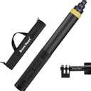 Brave Heart 3m Long Extended Invisible Selfie Stick for Insta360 X5 X4 Insta 360 x5 x4 X3 ONE RS/X2/R/X Action Cameras for DJI OSMO 360 Accessories (14 to 118") (Gold)