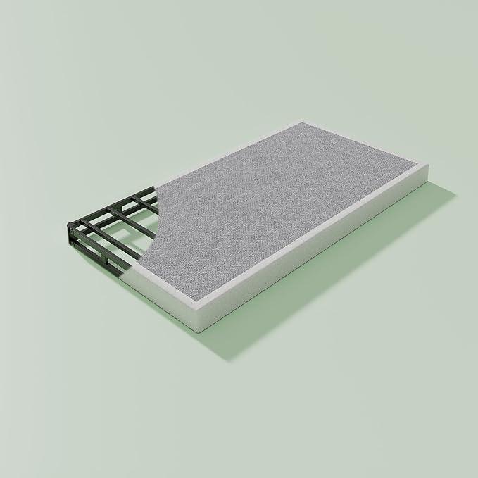 Box Spring Twin XL 3 INCH,XL Twin Box Spring ONLY,Low Profile,Heavy Duty,Easy Assembly,Noise Free