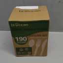 Extra Heavyduty Compostable Cutlery Set - 190 Count Large Disposable Utensils No Plastic Forks Spoons Knives Biodegradable Fork Eco Friendly Silverware for Party, BBQ, Daily Use, Events, Picnic