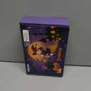 Black Cat Costume for Girls, Halloween Cat Costume Set with Light Up Tutu Skirt, Ears Headband Tail Gloves for Kids