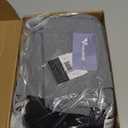 Velvelhall 3 Pack Women's Flare Leggings Ribbed Knit Color Block Yoga Pants Bootcut Sweatpants Stretchy Bell Bottoms(Black, Dark Gray, Coffee, Medium)