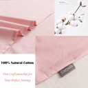 100% Cotton Sleeping Bag Liner with Zipper - Adult Travel Sheet Bed Sack for Hotels Camping Hikers Mattress RV Recliner Sofa Guest Bed Campout Truck Camper Flatbed Bunk Beds