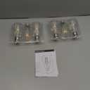 LED Edison Bulbs, E26 Bulb 60 watt Equivalent, Non-Dimmable, Soft White 2700K, ST58 Vintage Light Bulbs, 90+ CRI, 6W 600LM, E26 Medium Base, Clear Glass, 6 Pack