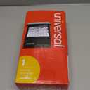 1InTheOffice Business Card Holder Desk, Name Card Organizer with Dividers and Index Tabs, Smoke/Black 650 Cards Capacity
