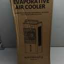 Portable Air Conditioners, 3-IN-1 Swamp Cooler, Evaporative Air Cooler, 6 Speeds & 3 Modes, 3-Gal Water Tank for Cooling, 20 FT/S Remote Control, Windowless Air Conditioner for Indoors