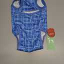 Kuoser Dog Recovery Suit for Female Male Dogs, Post-Surgery Bodysuit for Spay Neuter, Dog Onesie After Surgery, Anti-Licking Pet Surgical Recovery Suit, Blue L (L (Back:16.1-20.1'', Weight:23-48 LB))