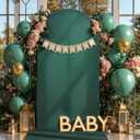 Green Arch Backdrop Cover 7.2 ft Spandex Wedding Balloon Stretchy Arch Backdrop for Easter Photo, Ceremony, Birthday Party, Baby Shower, Anniversary Decoration