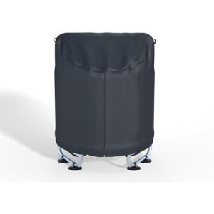 XCZ trampoline cover, outdoor jumping bed cover, suitable for 55 inch round children's trampoline with fence, full coverage. Black