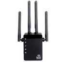 WiFi Extender Booster Repeater, 1200Mbps Dual Band 5GHz/2.4GHz WiFi Signal Strong Penetrability 35 Devices 4 Modes 1-Tap Setup, 4 Antennas 360° Full Coverage