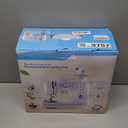 Sewing Machine for Beginners, mini Electric Sewing Machine with Dual Speed, 12 Built-in Stitches, Foot Pedal and 42-Piece Sewing Kit for Home DIY Projects