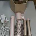 T3 Aire 360 Multi-Styler & Blowout System, Rapid Drying Hair Dryer, Ceramic Curling Attachments, Oval Brush & Drying Concentrator | Blowouts & Long-Lasting Curls (Satin Blush/Gold)