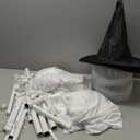 4 Packs Halloween Ghost Decor Light up Ghost Kit Outdoor Indoor Spooky Halloween Party Decorations for Garden Lawn Front Porch with Easy to Assemble Halloween Decorations