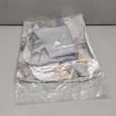 Nkzply 4 Pcs Grey Marble Shower Curtain Set White Modern Abstract Bathroom Sets with Shower Curtain and Rugs Silver Gold Fabric Shower Curtains for Bathroom Decor Accessories Toilet Lid Cover Hooks