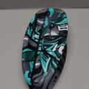 AND1 Enigma Indoor/Outdoor Intermediate Premium Rubber Basketball, Teal and Black, 28.5 in (Pack of 1)