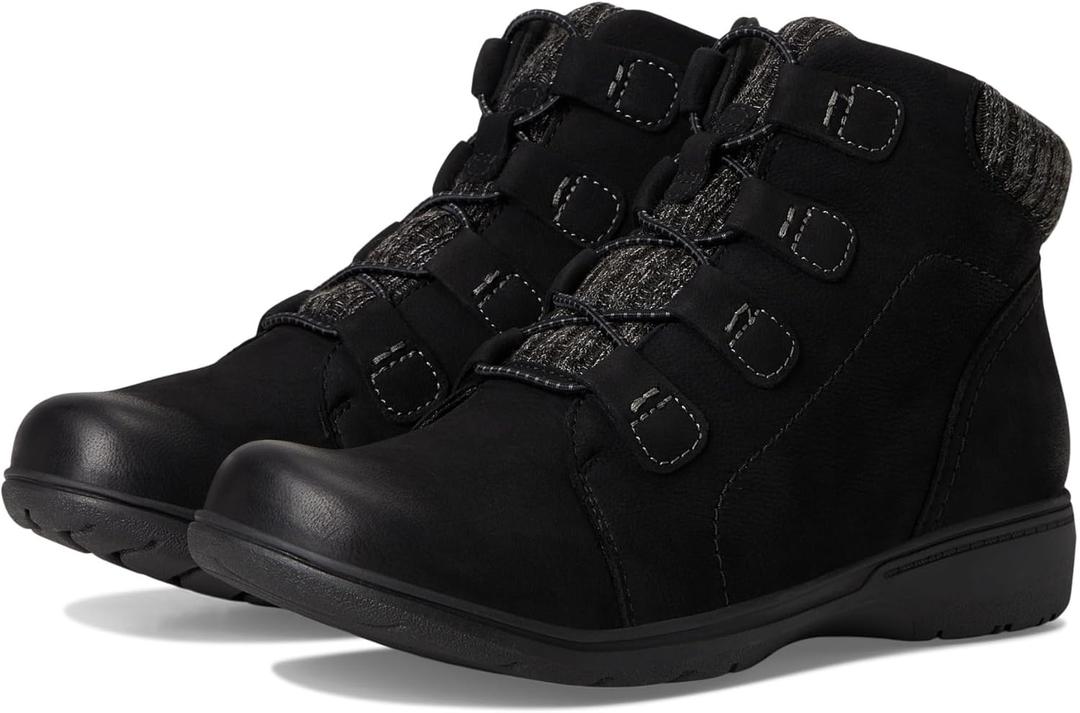 Clarks Women's Carleigh Jade (8.5, Black Nubuck)