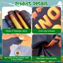 Dinosaur Birthday Party Decorations Supplies - Dino Park Door Porch Banner Backdrop and Green Foil Fringe Curtains for Jungle Safari Theme Boys Kids Favors Photoshoot Props