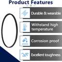 302040014 Snowblower Auger Drive Belt for Powersmart DB7659/DB7659H Snow Thrower, Snow Blower Replacement Parts V-Drive Belt, Snow Thrower Belt