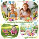 2 x 12 Pack Prefilled Easter Eggs With Toys, Pull Back Rabbit Carrot Car Easter Basket Egg Hunt Stuffers, Pre Filled Easter Eggs Fillers for Kids Gifts Party Favors, Goodie Bag Stuffer, Easter Prizes