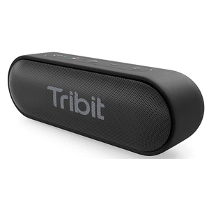 Tribit XSound Go Bluetooth Speaker, 16W Portable Wireless Speaker with Loud Sound, 24H Playtime, IPX7 Waterproof, Custom EQ, XBass, BT5.3, TWS Pairing, TypeC, Outdoor/Home/Travel/Beach/Shower (Black)