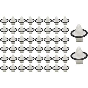 50PCS Side Body Panel Trim Molding Clip Center Molding Clip Bumper Corner Cover Clip Compatible with Mercedes Benz Sprinter 1500 2500 3500 3500XD # 9109910000 A9109910000