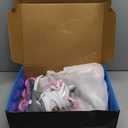 2PM SPORTS Cytia Pink Girls Adjustable Illuminating Inline Skates with Light up Wheels, Fun Flashing Beginner Roller Skates for Kids (Large - Youth (3-6 US), Silver)