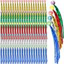 Leyndo 24 Pcs Colorful Streamer Balls Rubber Comet Ball Decorations for Party Favors, Goodie Bag Stuffers,Piata Fillers, Assorted Colors