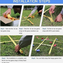 Giant Tic Tac Toe Outdoor Game comes with 10 bean bags, large outdoor