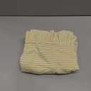 Yellow Stripe Ruffled Table Runner 72 Inches Long Scalloped Table Runner Rustic Cotton Tabletop Farmhouse Decor for Baby Shower Bride Shower Birthday Party Holiday Wedding