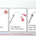 Upgraded 42002-0024S with high-Temperature Wire Model of The Stack Flue Sensor 42002-0024S can Withstand 572 for Pentair Sta-Rite Max-E-Therm Heater Electrical System