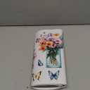 ANATTASOUL Static Window Clings Artistic Leaves 1 Sheet Reusable Window Decals for Glass, 47.24" x 11.8" Removable Double Sided Window Sticker for Room Office Home Decoration