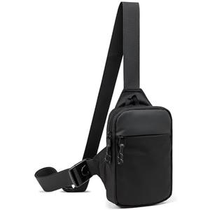 higouta Mini Sling Bag for Men Women, Small Crossbody Casual Utility Chest Phone Bag for Travel Workout