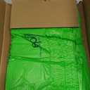 [100 per box] | Recyclable Compostable Reusable Biodegradable Plastic T-Shirt Bags | Grocery Shopping Bags | Green Eco Plastic Bags (100 per Pack) | T-Shirt Carryout Bags 100 count Restaurant Quality, Durable, Reusable and Econ Friendly | Measures 11. 5" X 6. 25" X 21"( large size 1/6) , 16 Mic (0. 63 Mil)