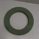 Foam Rings - 11-Inch Wet Floral Foam Designer Ring Wreath Base (Green)