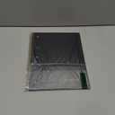 MUAHLIUB Spiral Notebook Wide Ruled Paper 8" x 10 1/2", 1 Subject Spiral Notebook, 3-Hole Punched Perforated Pages Ideal for School, Office, Writing, 95 Sheets Lined Journaling Notebook, Black