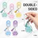 Employee Appreciation Gifts Inspirational Double Sided Acrylic Keychains Thank You Gift for Women Coworker