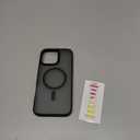 TORRAS Magnetic Shockproof for iPhone 16 Pro Max Case, [Fit for MagSafe] [Military-Grade Drop Tested] Translucent Slim Protective for iPhone 16 Pro Max Case Anti-Fingerprint Anti-Scratch, Black