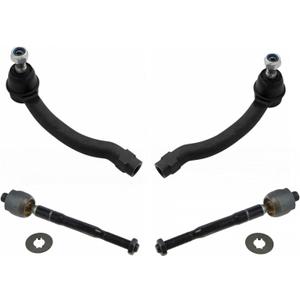 TRQ Front Tie Rod Set Compatible with 2007-2013 Acura MDX