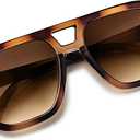 livho Trendy Polarized Square Aviator Sunglasses Women Men Square Eyewear Frame, Retro Sun Glasses for Women Men 2025 Shades