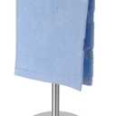 Towel Rack Hand Towel Stand, Bathroom Hand Towel Holder Stand with Heavy Base, SUS304 Stainless Steel Brushed Nickel (Silver)